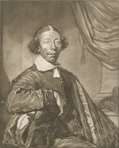 Portræt af en mand af Cornelis Ploos van Amstel