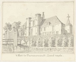 Slusen i Purmerend af Cornelis Pronk