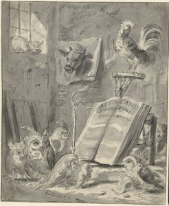 Satire over synoden i Dordrecht, 1618 af Cornelis Saftleven