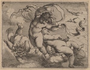 Tre Flyvende Putti