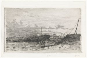 Digebrud i Arnhem, 1855 af Cornelis Springer