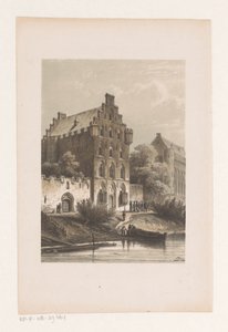 Huse langs vandet Adelshuse af Cornelis Springer