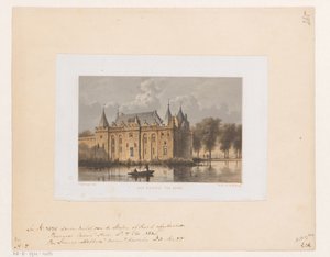 Slottet i Gouda Slottet i Goude (titel på objekt) af Cornelis Springer