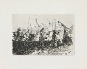Tre høje træer Femte suite (serietitel) af Cornelis Steffelaar