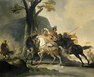 Alexander den Store i slaget ved Granicus mod perserne