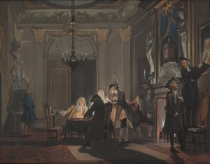 "Det var en samtale mellem brødrene" af Cornelis Troost