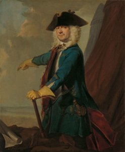 Gerrit Sichterman (1688-1730). Generalkvartermester for kavaleriet, oberst for Oranje-Groningens infanteriregiment, kommandant af Grave af Cornelis Troost