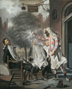 Harlekin, tryllekunstner og barber: The Rivals Exposed, 1738