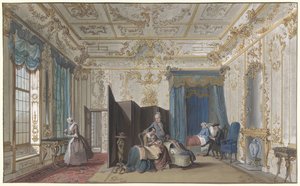 barselsstue af Cornelis Troost