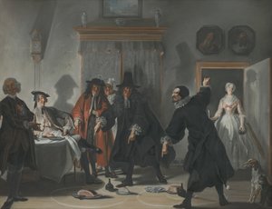 Matematikerne eller den unge dame, der flygtede: Striden mellem lægerne Raasbollius og Urinaal, 1741