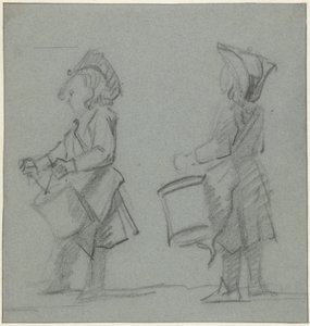To studier af en trommedreng af Cornelis Troost