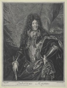 Kong Ludvig XIV af Frankrig (kobberstik)