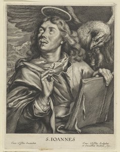Evangelisten Johannes S. IOANNES (titel på objekt) Vier Evangelisten (serietitel)