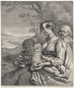 Heidi Jeg lover, at jo rigere desto fattige (...) de ord, jeg gav (titel på objekt) af Cornelis Visscher (II)