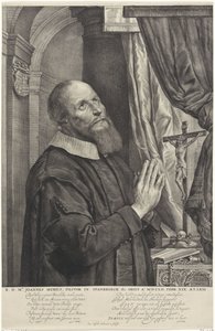 Portræt af Joannes van der Meer af Cornelis Visscher (II)