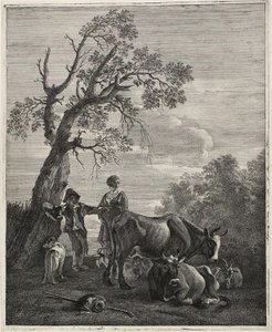 En hvilende flok af Cornelis Visscher