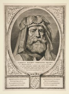 Albertvs Bavarvs Phrenetici Fratris/ et Provinciarvm af Cornelis Visscher