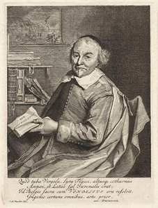 Joost van den Vondel, pub. 1657 af Cornelis Visscher