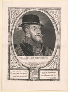 Kong af Spanien Philipp II (print)