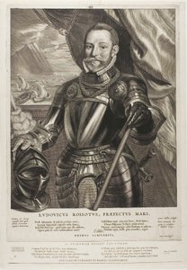 Lodewijk Boisot, admiral af Zeeland, plade 4 fra Quatuor Personae af Cornelis Visscher