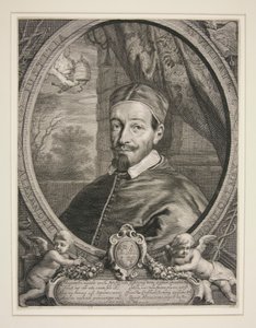 Pave Alexandre VII, Fabio Chigi (1599-1667) af Cornelis Visscher