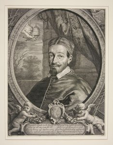 Pave Alexander VII, Fabio Chigi (1599-1667) af Cornelis Visscher