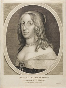 Dronning Christina af Sverige af Cornelis Visscher