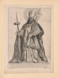 Sankt Bonifatius, fra Helgener i det nordlige og sydlige Holland af Cornelis Visscher