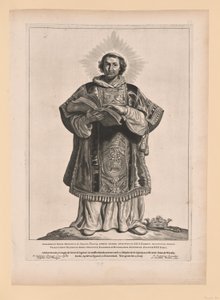 Sankt Werenfridus, fra Helgener i det nordlige og sydlige Holland af Cornelis Visscher