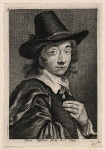 Selvportræt af Cornelis Visscher