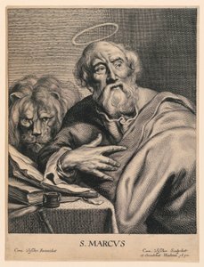 St. Mark (S.Marcvs) af Cornelis Visscher