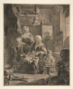 Pandekagekvinden af Cornelis Visscher