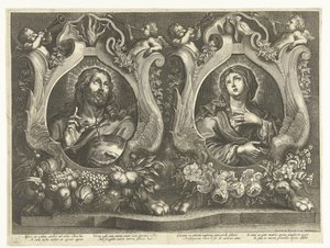 Kristus og Maria af Cornelis de Bout (possibly)