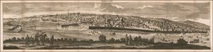 Udsigt over Jerusalem fra 1698 af Cornelis De Bruyn