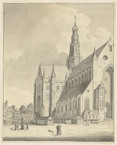 Saint Bavo i Haarlem af Cornelis de Kruyff