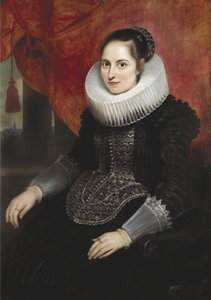 Mary of Ghinder døre af Cornelis de Vos