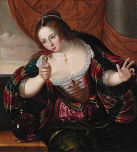 Portræt af en dame af Cornelis de Vos
