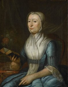 Portræt af Eva Goudriaan-de Veer af Cornelis van Cuylenburgh (II)