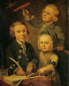 Portræt af Barend Goudriaans børn af Cornelis van Cuylenburgh (II)