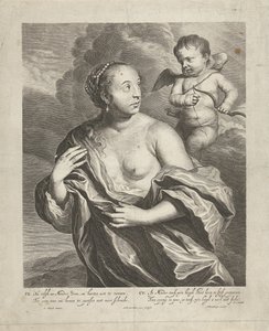 Venus i Amor af Cornelis van Dalen (II)