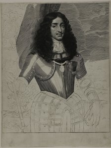 Charles II, konge af England af Cornelis van Dalen II