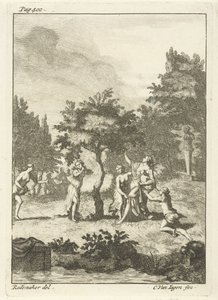 Nymfer under træet af Cornelis van Jagen