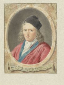 Portræt af Izaak Vogelensanck af Cornelis van Noorde