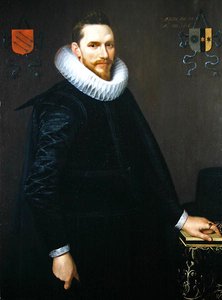 Portræt af Adriaen de Kies van Wiessen, 1616 (se 307902 for par)
