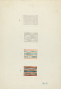 Detalje af coverlet: Teknikdemonstration