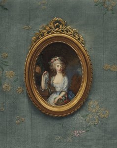 Portræt af prinsesse Louise af Hessen-Darmstadt af Cornelius Hoyer