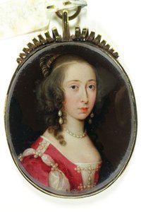 Lady Elizabeth Cavendish, grevinde af Bridgewater (emalje)