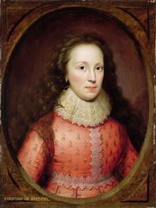 Portræt af en kvinde, traditionelt identificeret som grevinden af Arundel, 1619