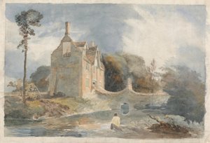 Et fugt hus af Cornelius Varley