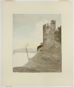 Conway Castle af Cornelius Varley